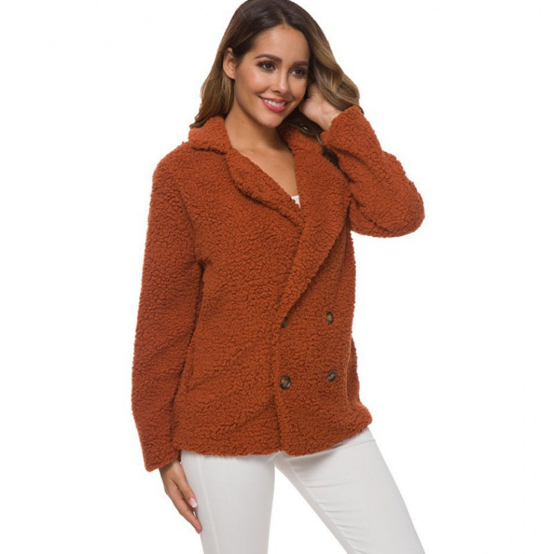 Women's cashmere warm coat