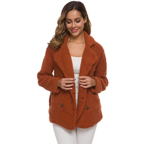 Women's cashmere warm coat