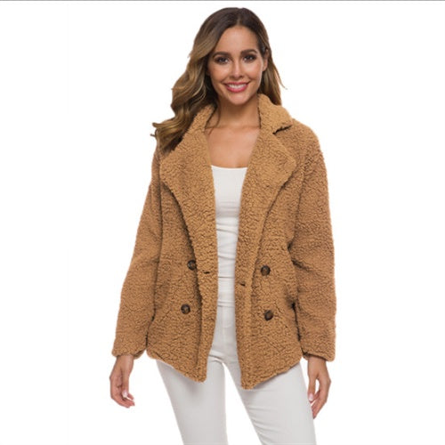 Women's cashmere warm coat